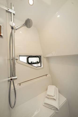 Slide: The Image of Modern bathroom in 2024 Beneteau 36 Gran Turismo GT yacht. - 28