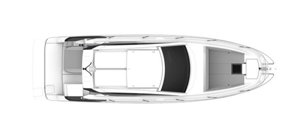 Slide: The Image of Top view of 2024 Beneteau 36 Gran Turismo GT yacht layout. - 35