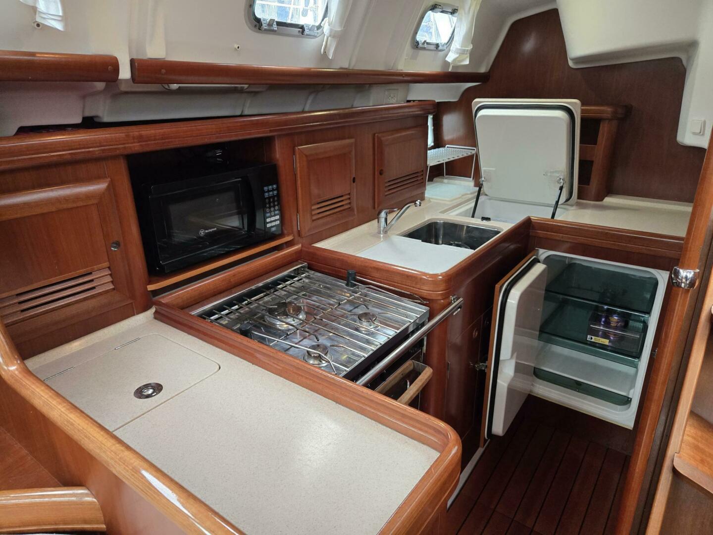 Slide: The Image of Galley with Separate Fridge & Freezer - 22