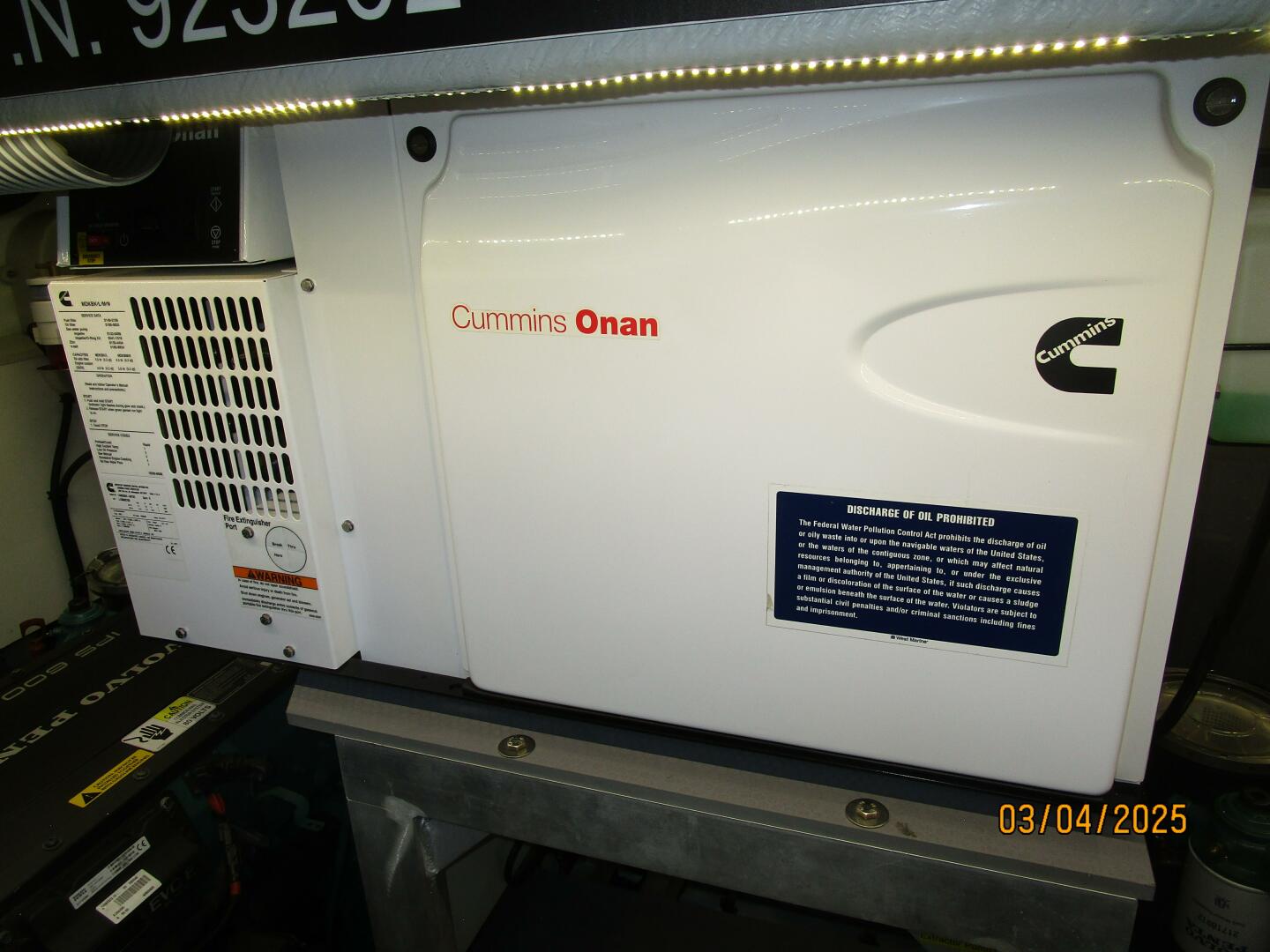 Slide: The Image of 50' Beneteau generator sound box - 5139416