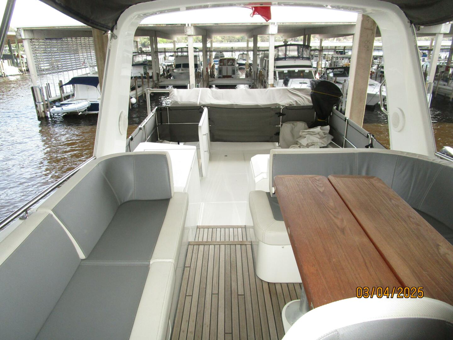 Slide: The Image of 50' Beneteau flybridge aft - 5139392