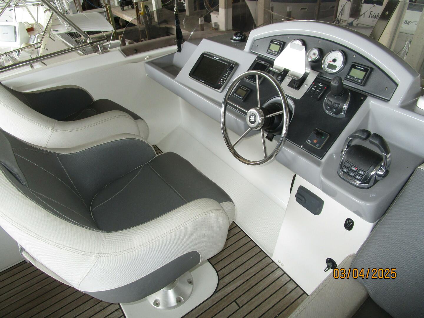 Slide: The Image of 50' Beneteau flybridge helm1 - 5139395