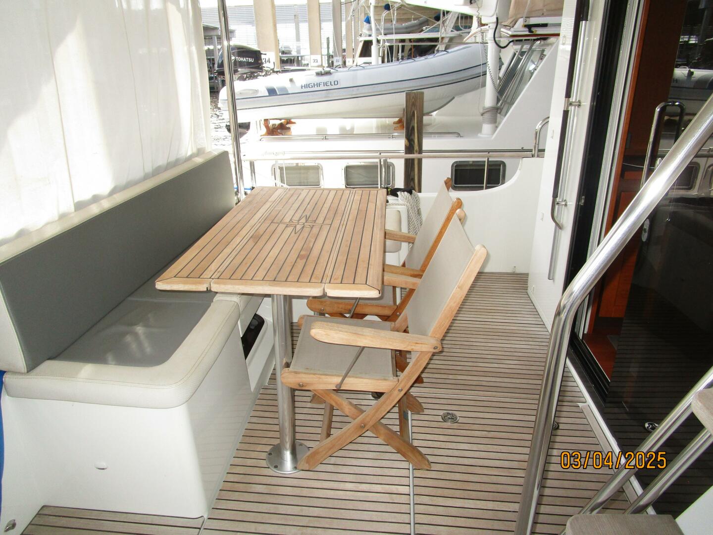 Slide: The Image of 50' Beneteau aftdeck port - 5139375