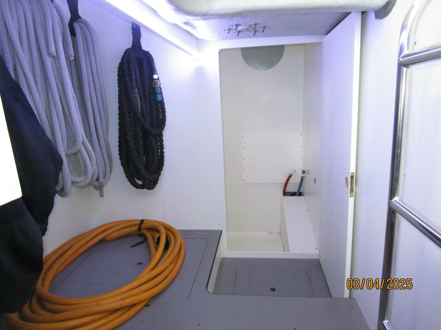 Slide: The Image of 50' Beneteau lazarette port - 5139423