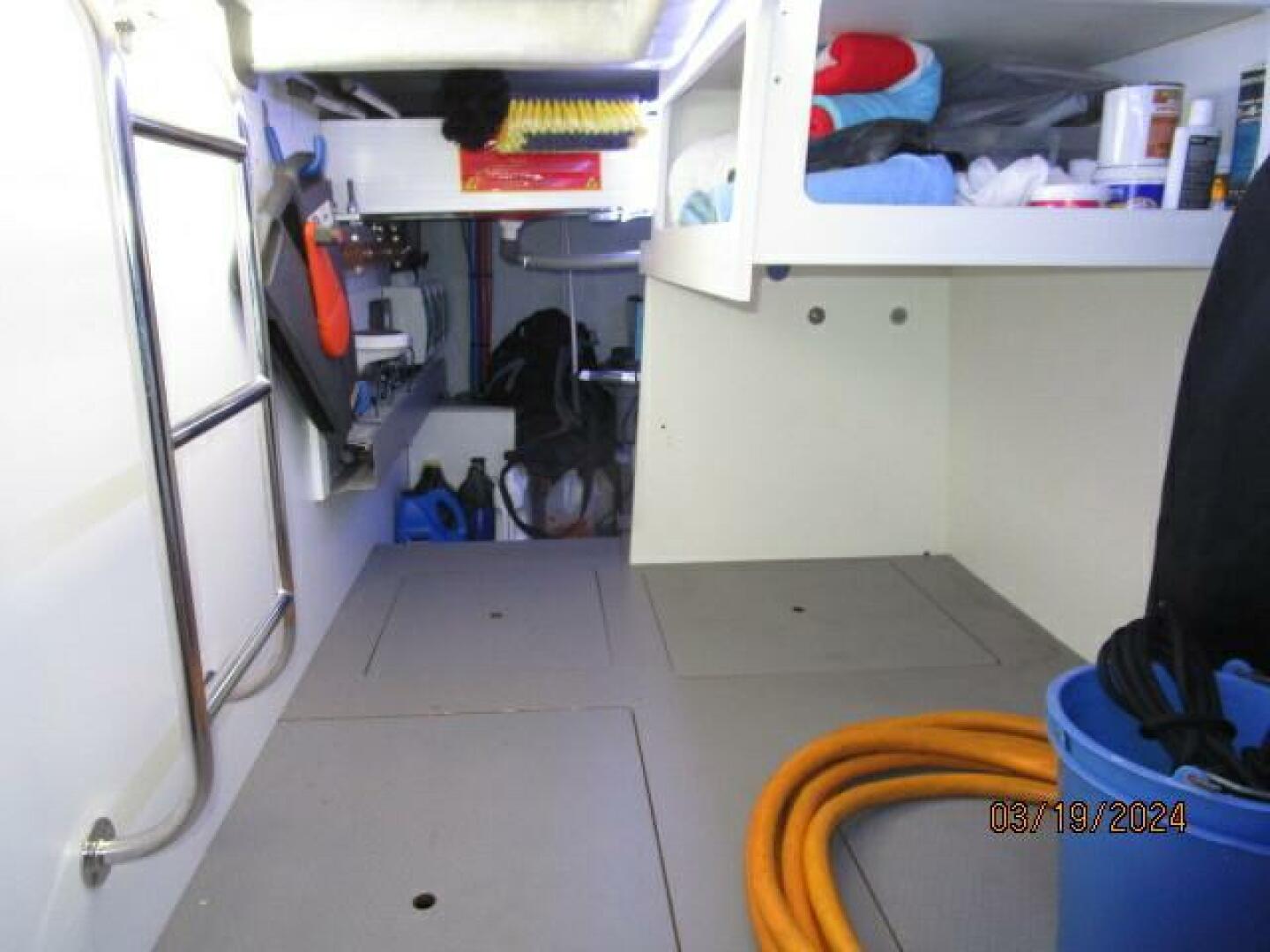 Slide: The Image of 50' Beneteau lazarette starboard - 5139425