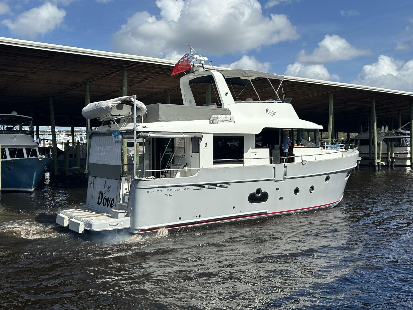 Slide: The Image of 50' Beneteau starboard aft profile - 5139455