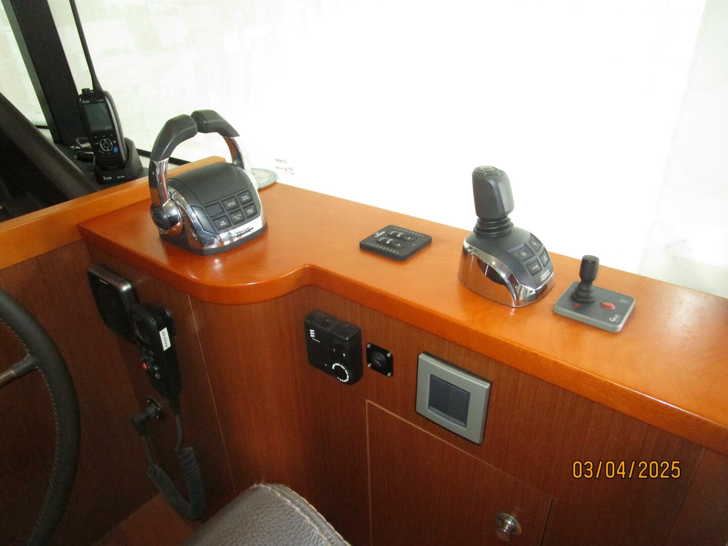 Slide: The Image of 50' Beneteau lower helm controls - 5139426
