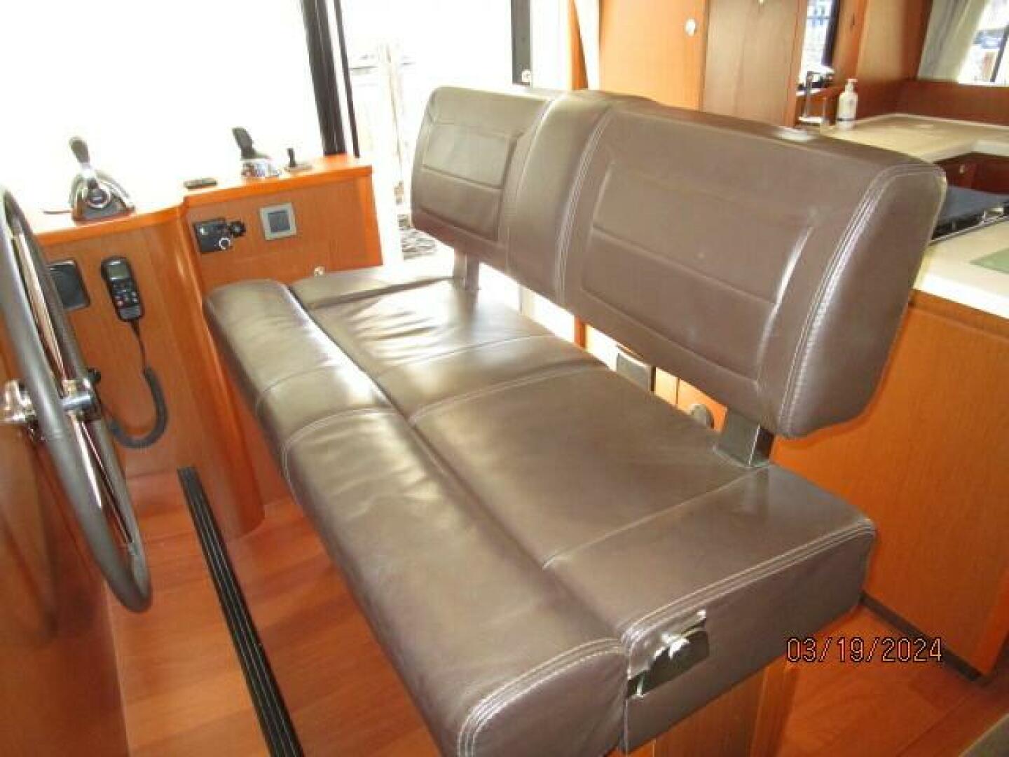 Slide: The Image of 50' Beneteau lower helm benchseat2 - 4242516