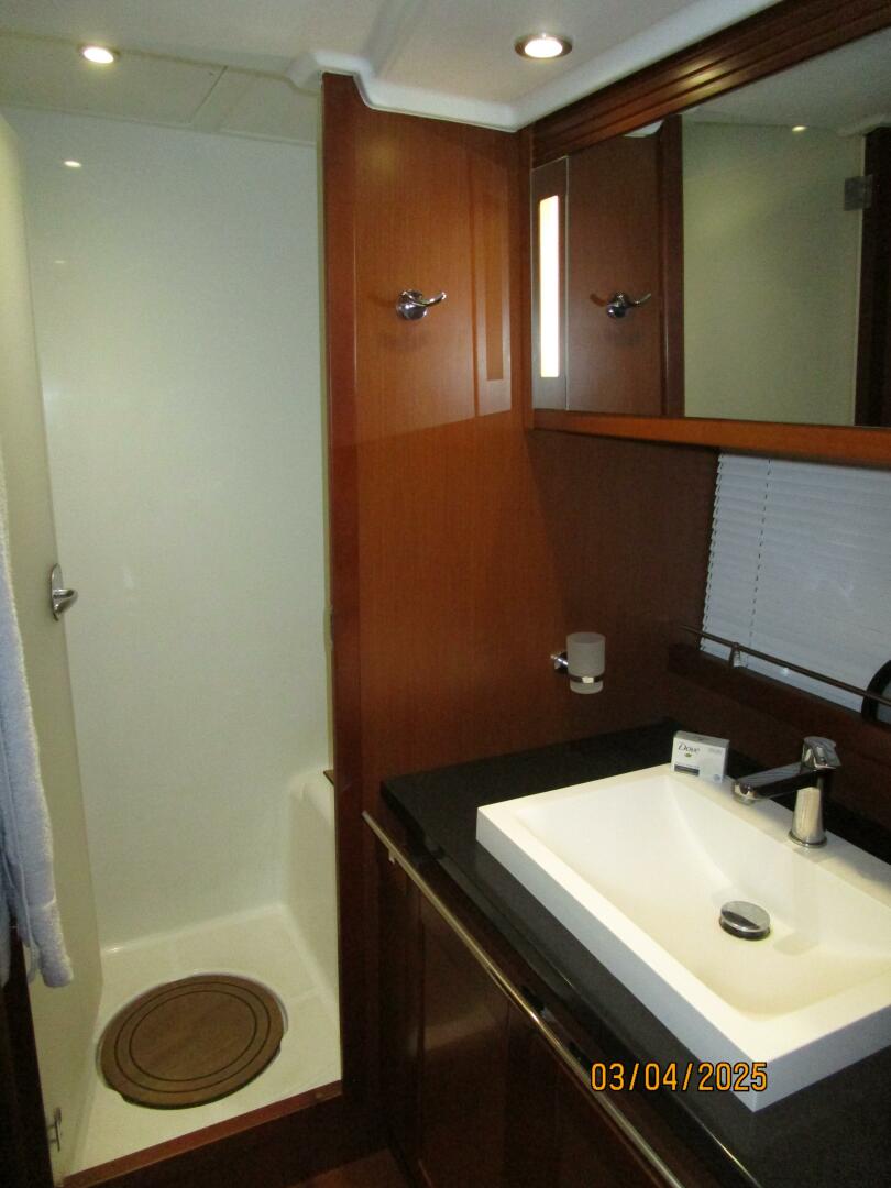 Slide: The Image of 50' Beneteau master stateroom starboard head-shower - 5139434