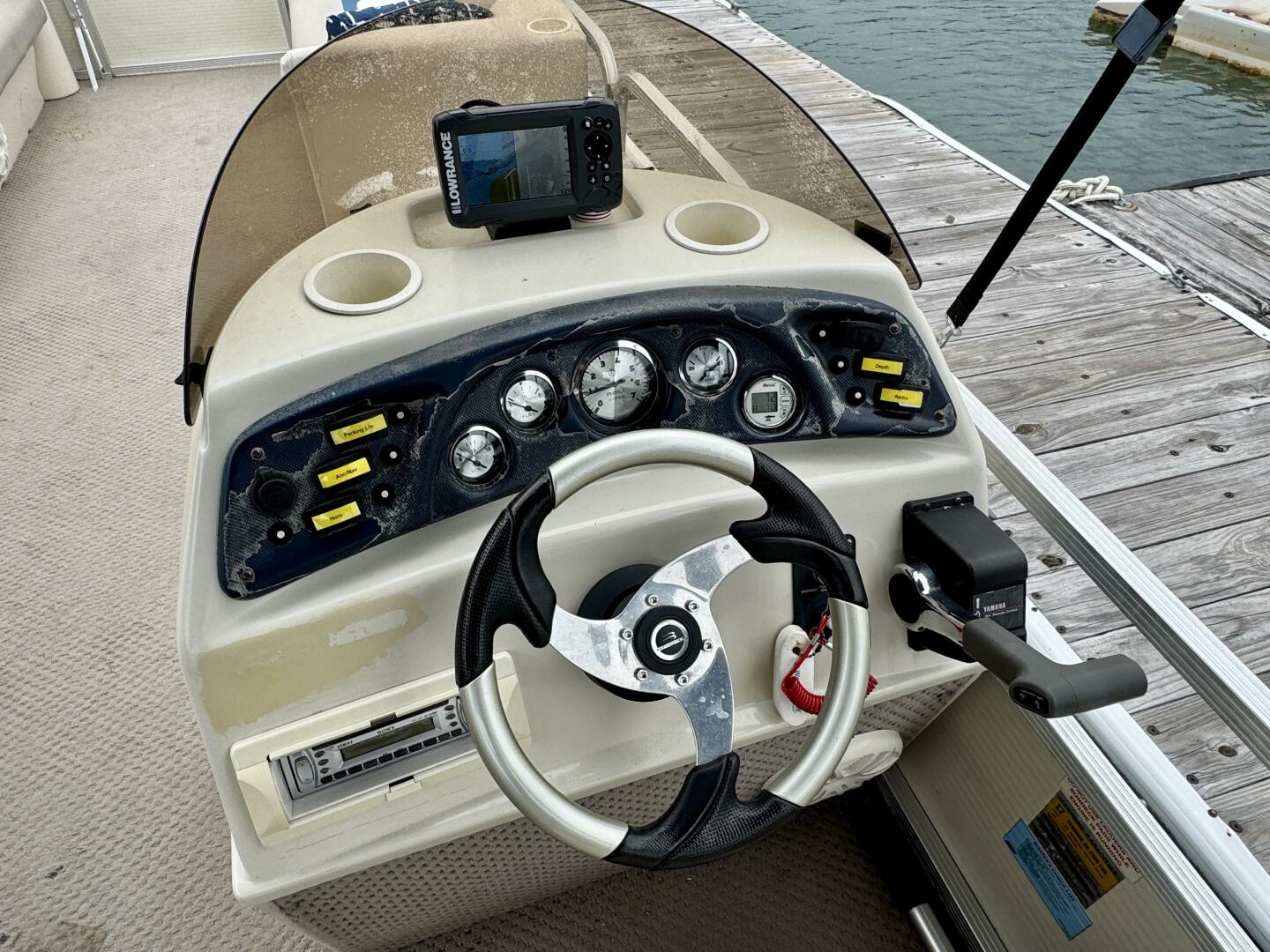 Slide: The Image of Bennington 257L Pontoon Boat 2002 - 5302145