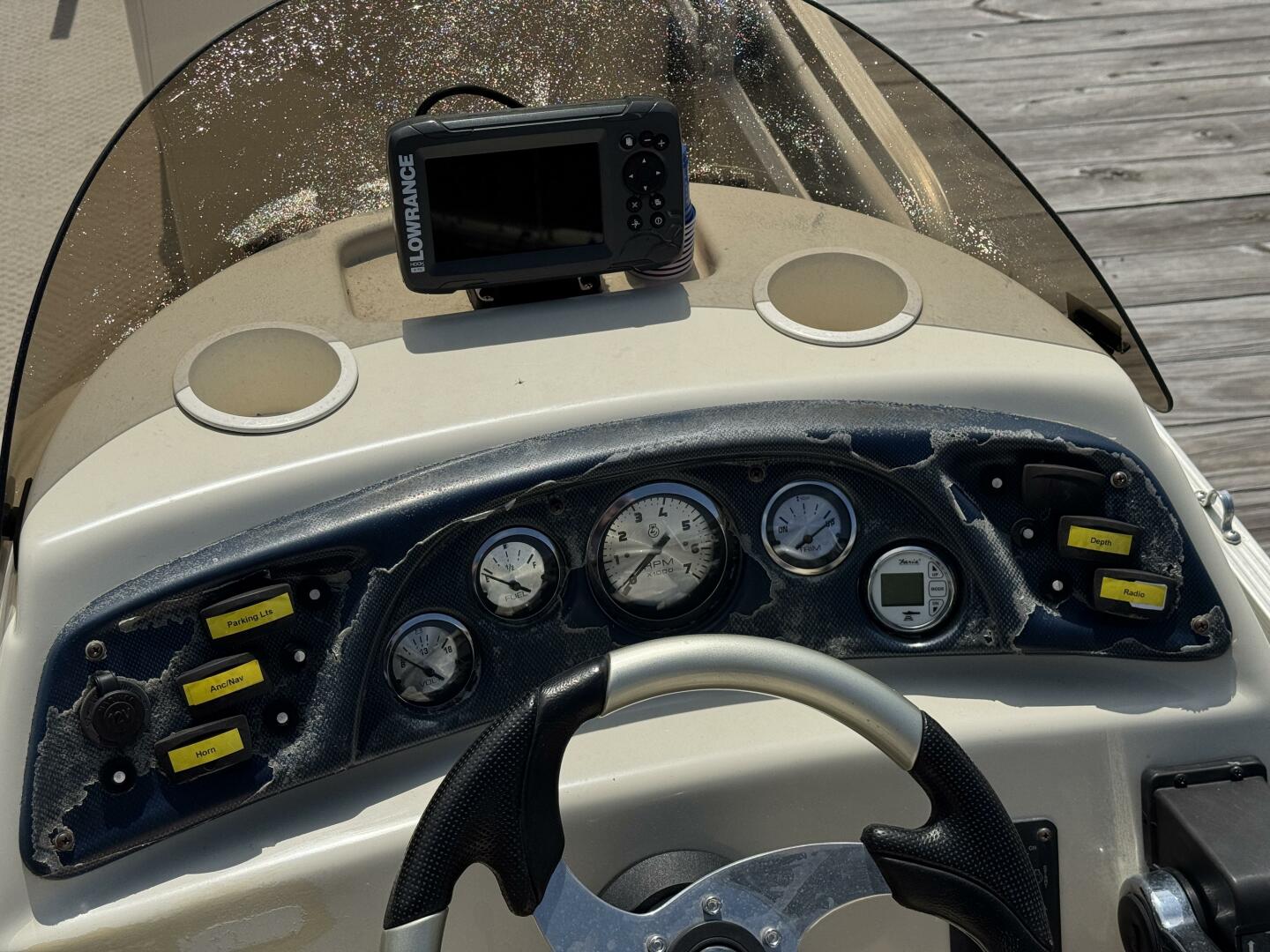 Slide: The Image of Bennington 257L Pontoon Boat 2002 - 5302146