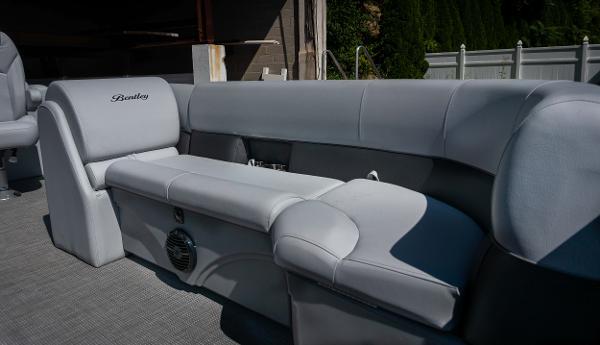 Slide: The Image of 2024 Bentley Pontoons 240 Navigator interior seating area. - 15