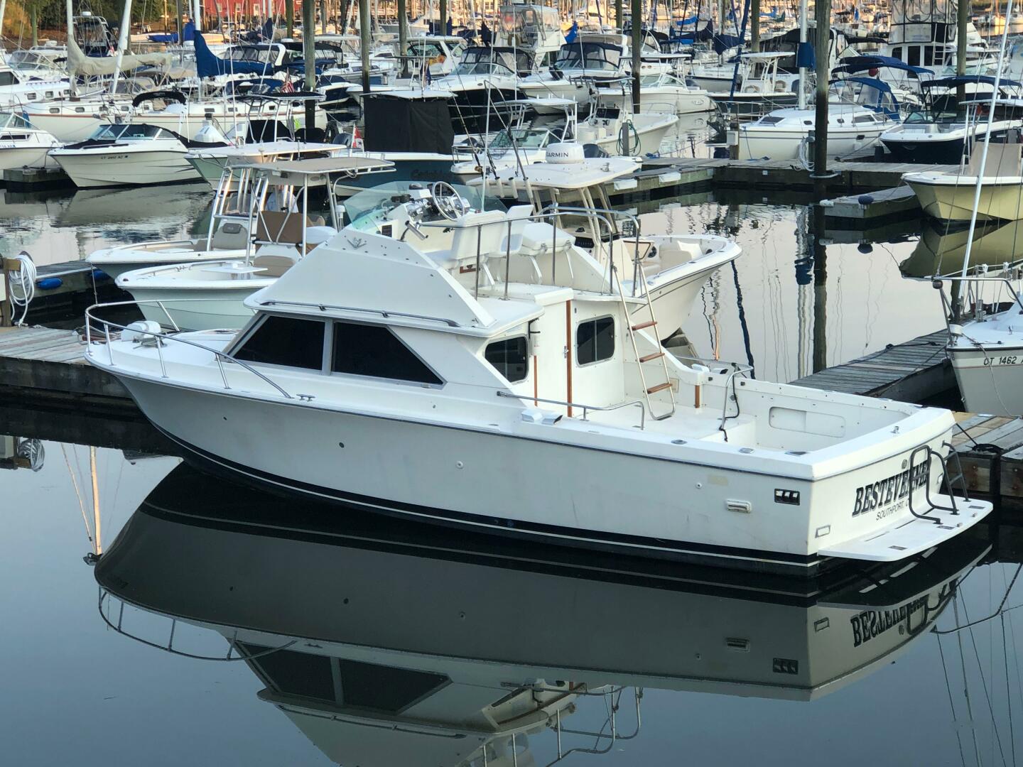 Slide: The Image of Bertram 28 Flybridge Cruiser 1986 - 4910641