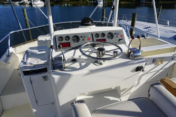 Slide: The Image of 1987 37 Bertram 37 Convertible RIDGEBACK Helm - 18