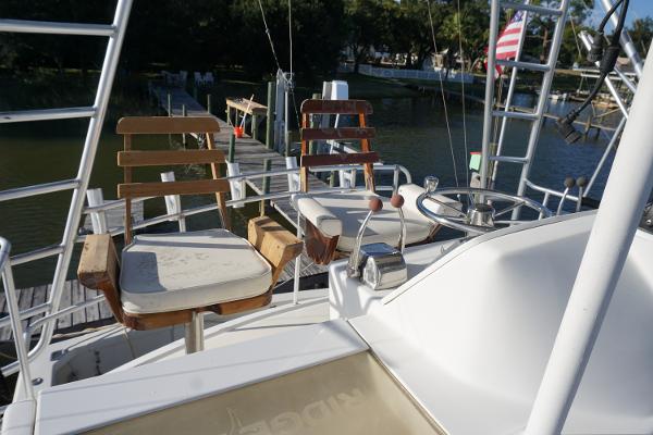 Slide: The Image of 1987 37 Bertram 37 Convertible RIDGEBACK Helm - 20