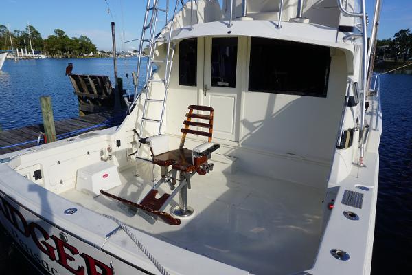 Slide: The Image of 1987 37 Bertram 37 Convertible RIDGEBACK Cockpit - 25