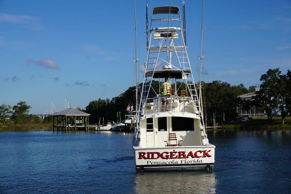 Slide: The Image of 1987 37 Bertram 37 Convertible RIDGEBACK Transom - 53