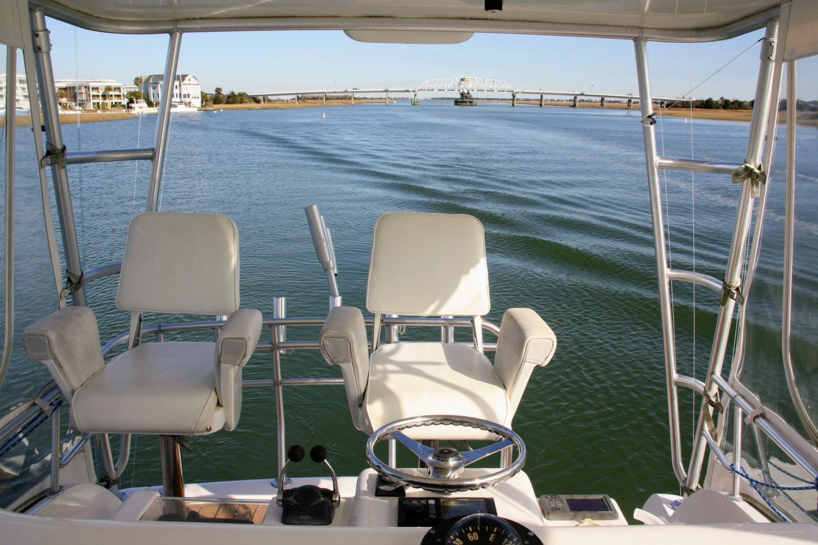 Slide: The Image of Bertram 39 Lineage- Flybridge 2003 Bertram 390 Convertible Lineage - 4954770