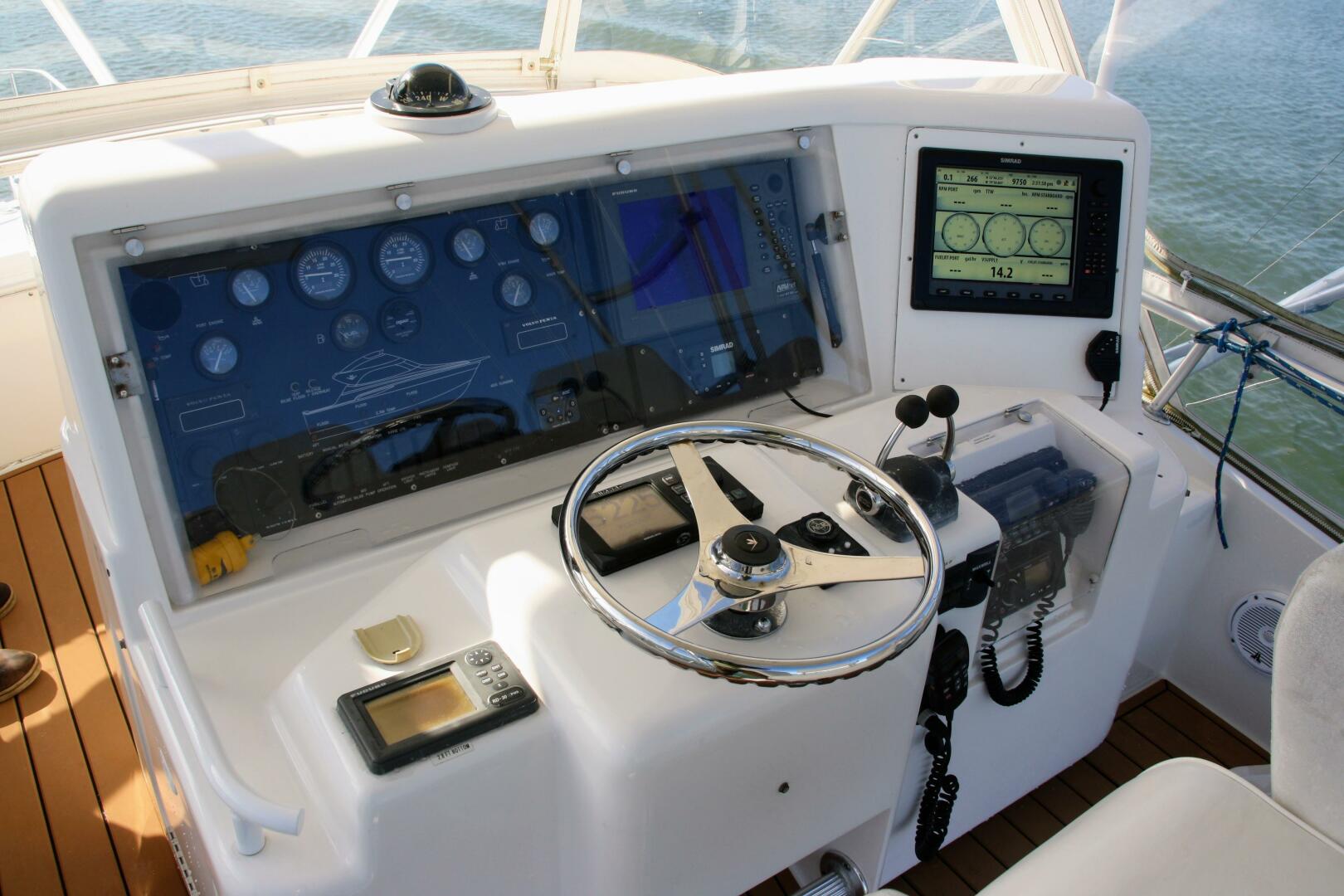 Slide: The Image of Bertram 39 Lineage- Flybridge 2003 Bertram 390 Convertible Lineage - 4954771