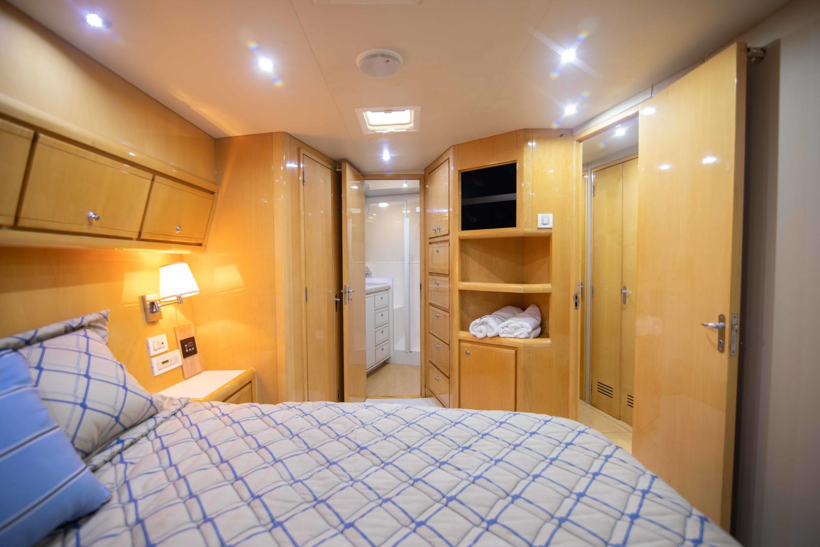 Slide: The Image of Bertram 60 - Master Stateroom 2004 Bertram 60 Convertible  - 3520791