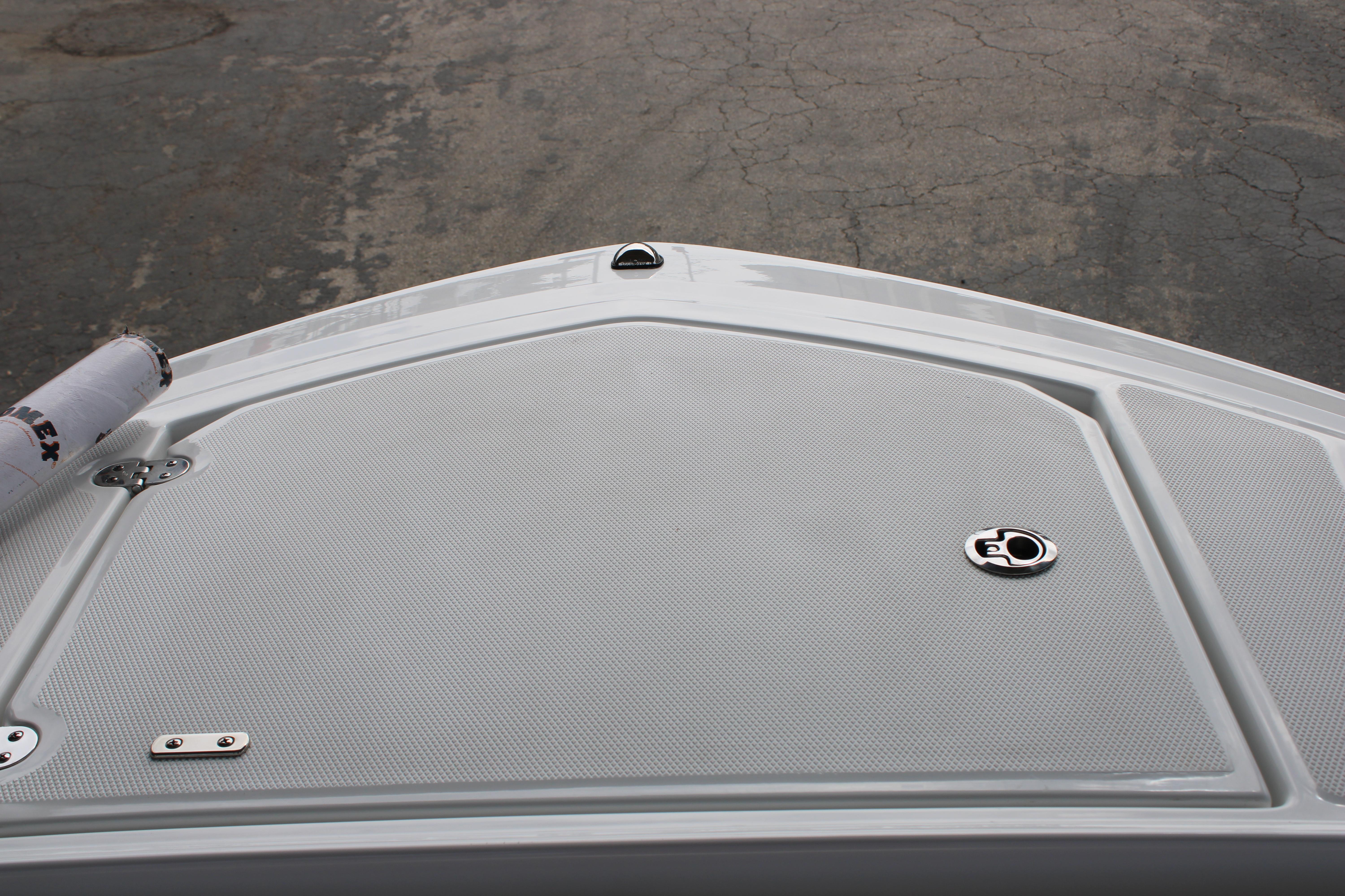 Slide: The Image of Bow deck of 2023 Blackfin 252 DC boat with non-slip surface. - 40