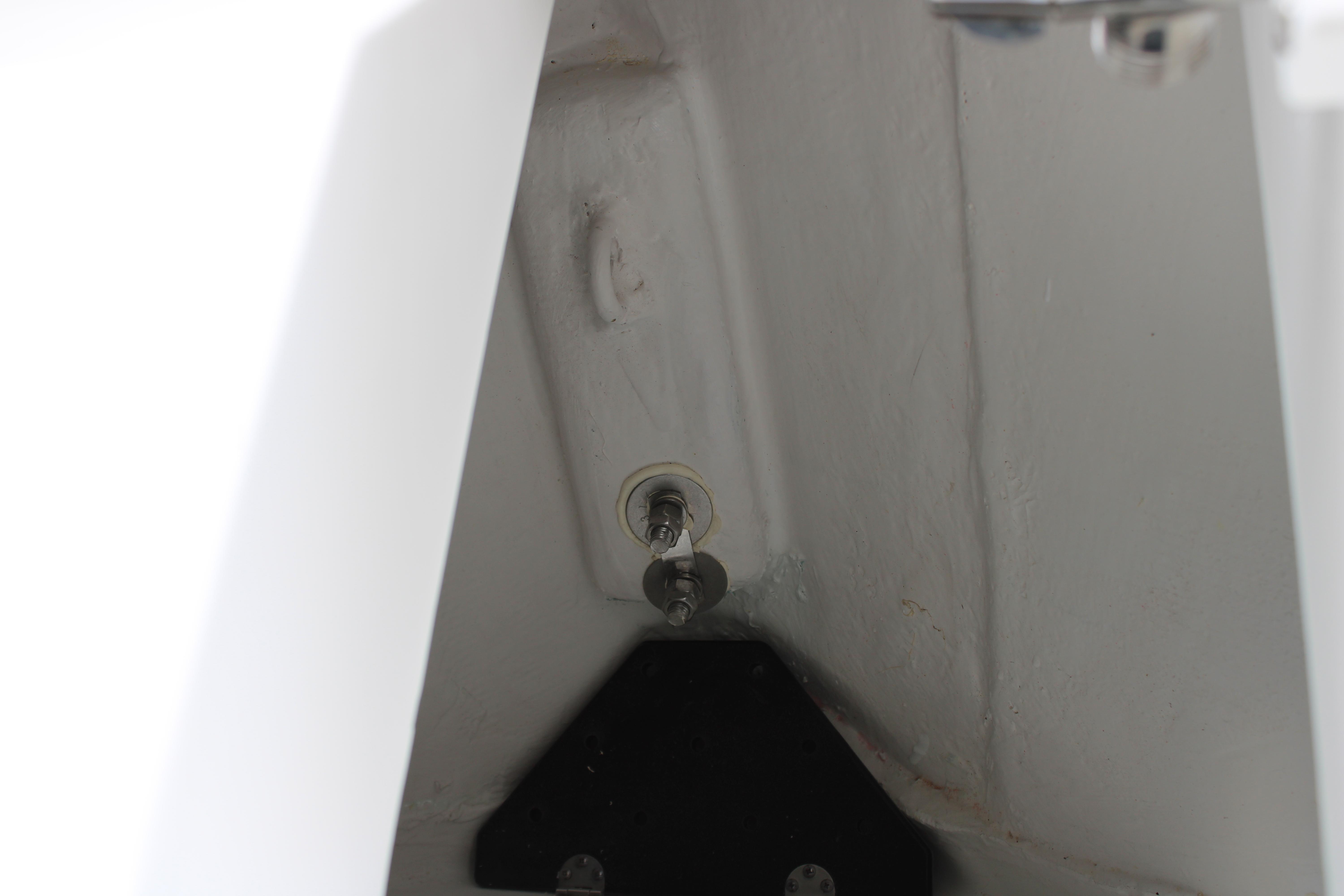 Slide: The Image of Close-up of the interior compartment of a 2023 Blackfin 252 DC boat. - 42