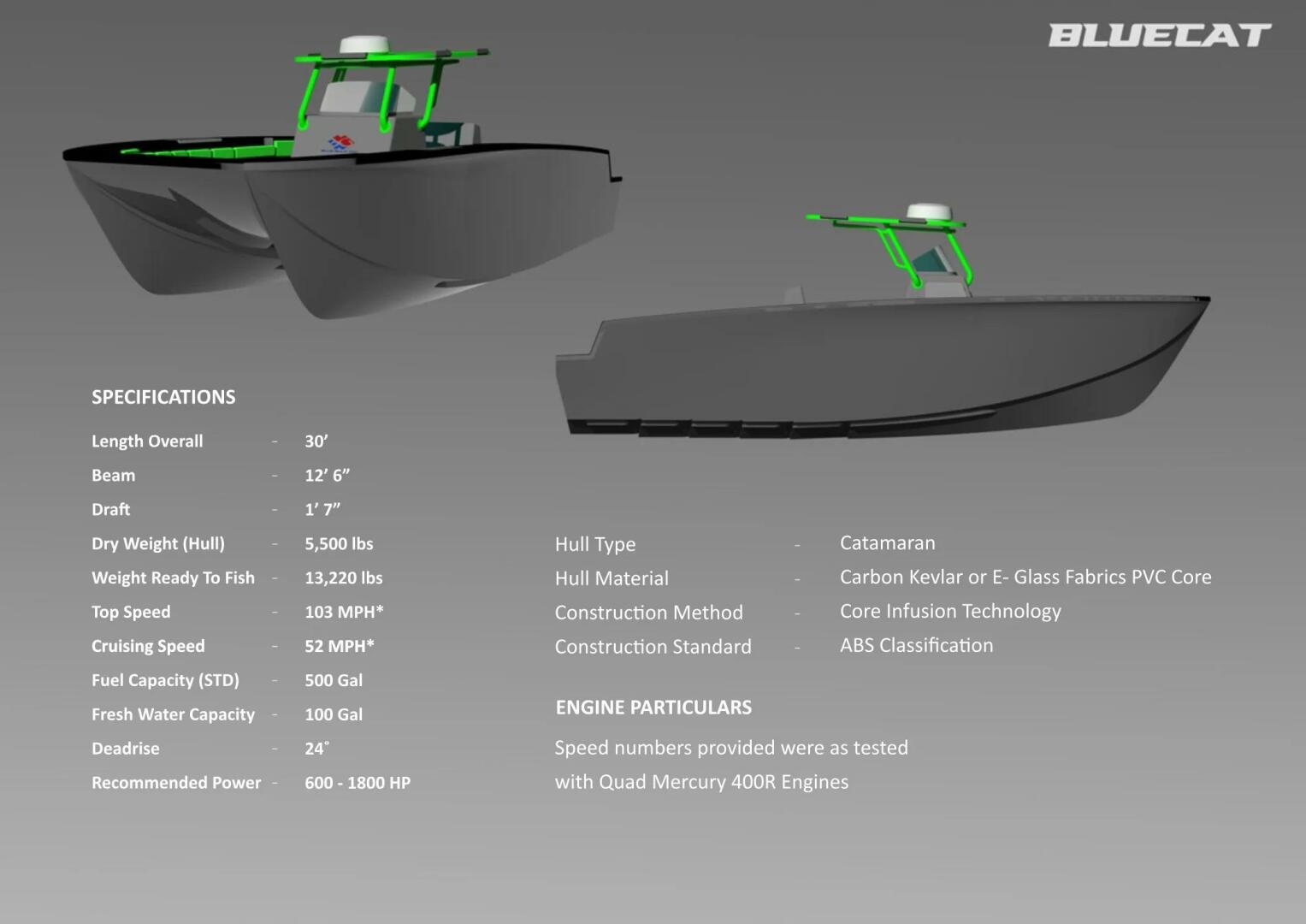 Slide: The Image of BlueCat 30 Fiberglass/30 Racing Carbon 2024 - 4365136