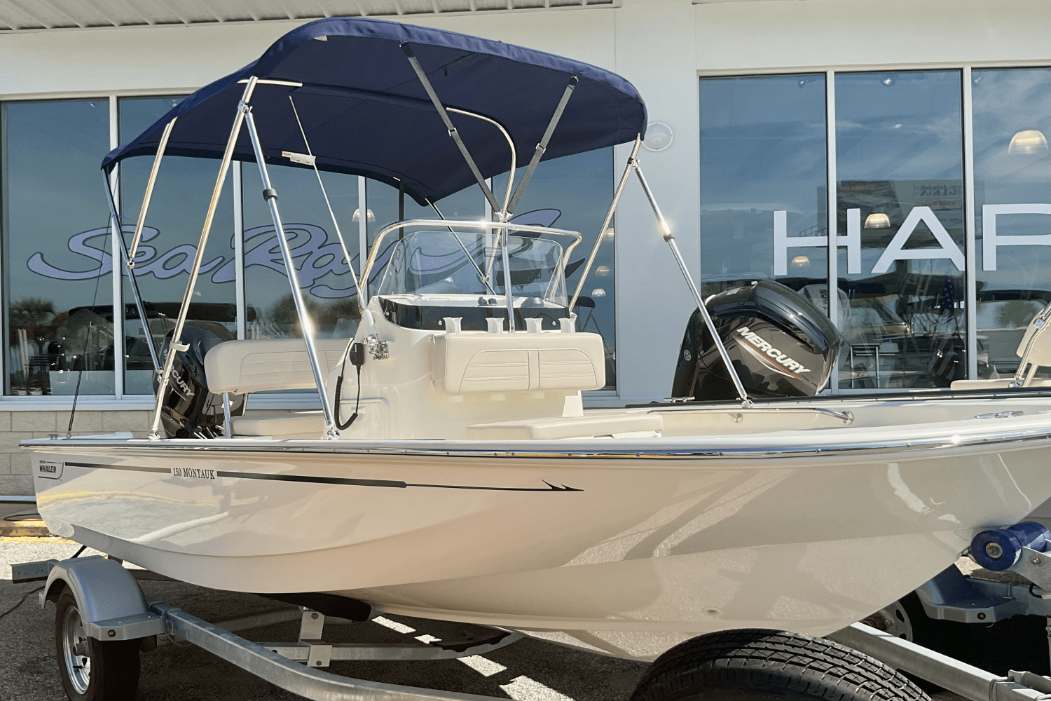 Slide: The Image of Boston Whaler 150 Montauk 2025 - 0