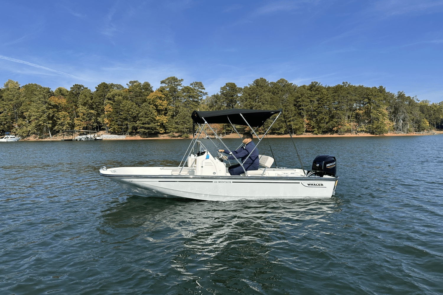 Slide: The Image of Boston Whaler 150 Montauk 2025 - 0