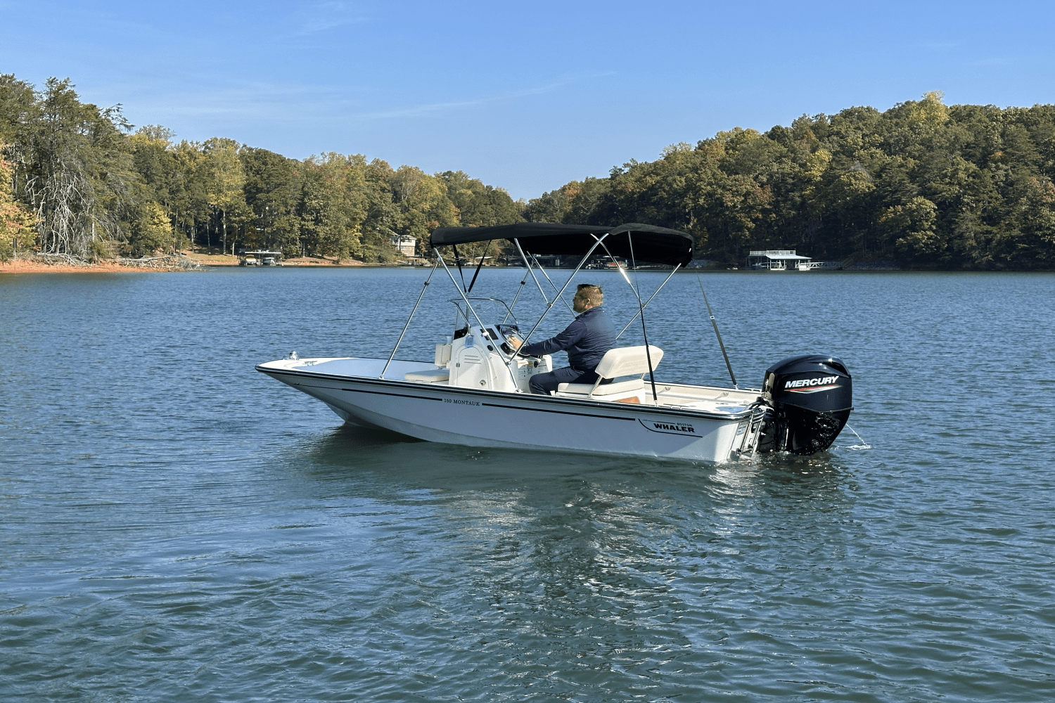 Slide: The Image of Boston Whaler 150 Montauk 2025 - 1
