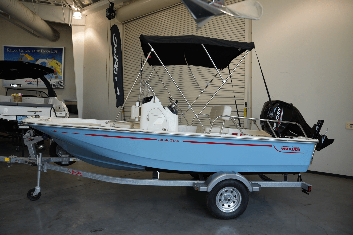 Slide: The Image of Boston Whaler 150 Montauk 2025 - 1