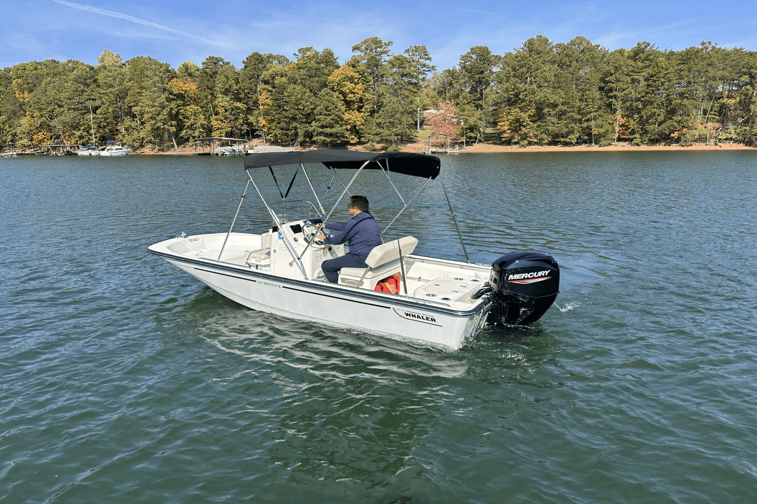 Slide: The Image of Boston Whaler 150 Montauk 2025 - 2