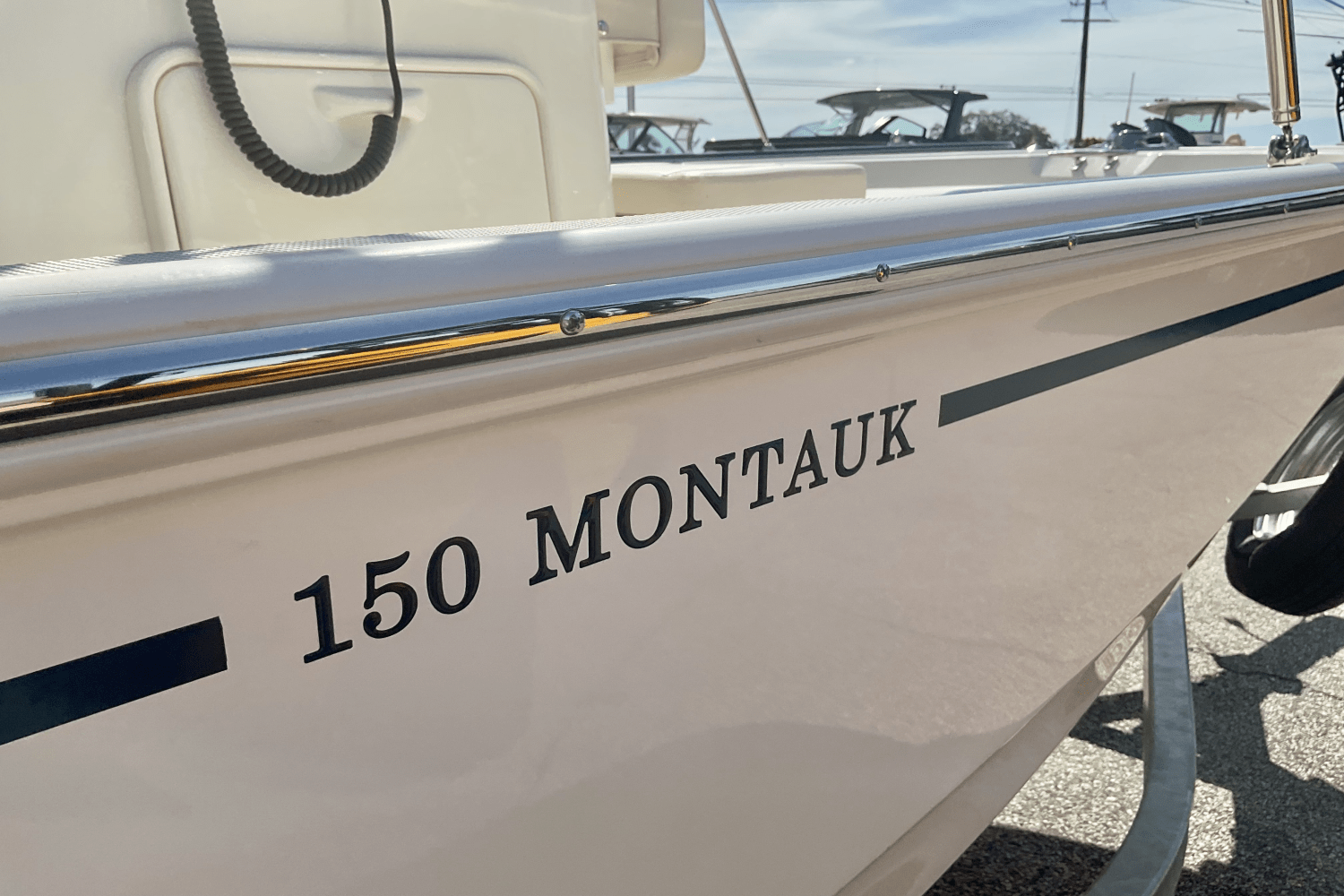 Slide: The Image of Boston Whaler 150 Montauk 2025 - 4