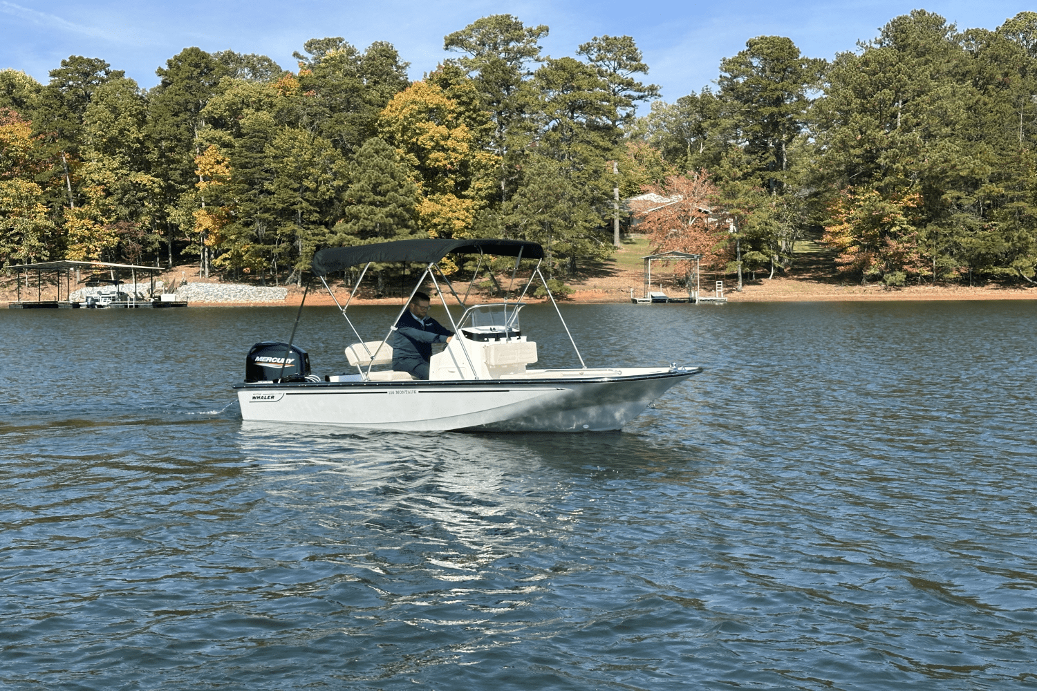 Slide: The Image of Boston Whaler 150 Montauk 2025 - 7