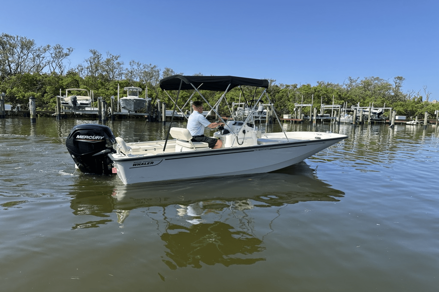 Slide: The Image of Boston Whaler 170 Montauk 2025 - 2