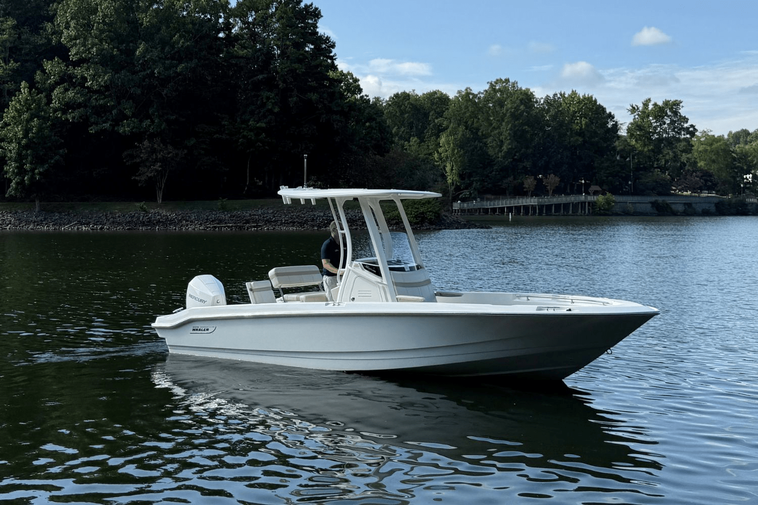 Slide: The Image of Boston Whaler 220 Dauntless 2025 - 1