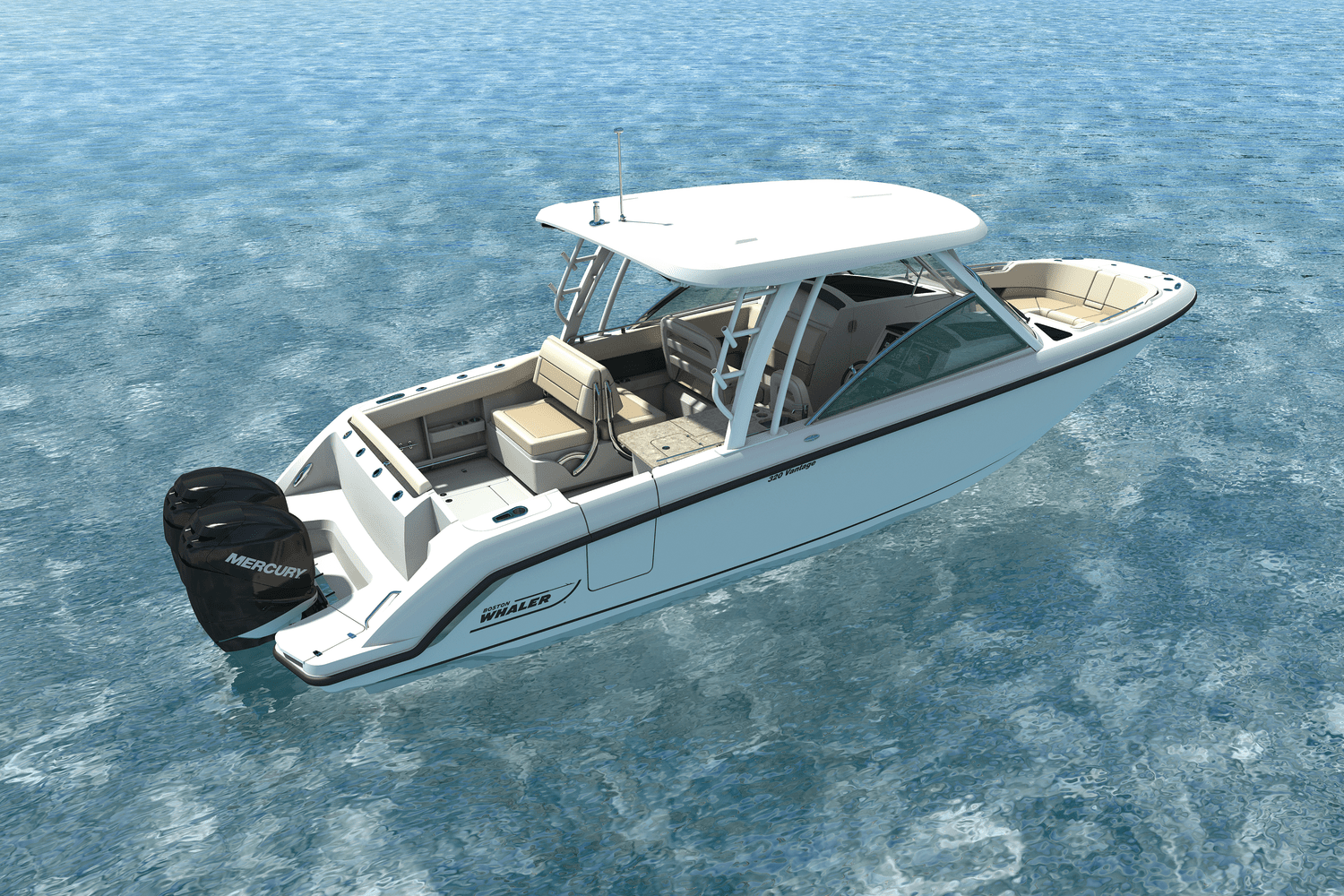 Slide: The Image of Boston Whaler 320 Vantage 2024 - 97