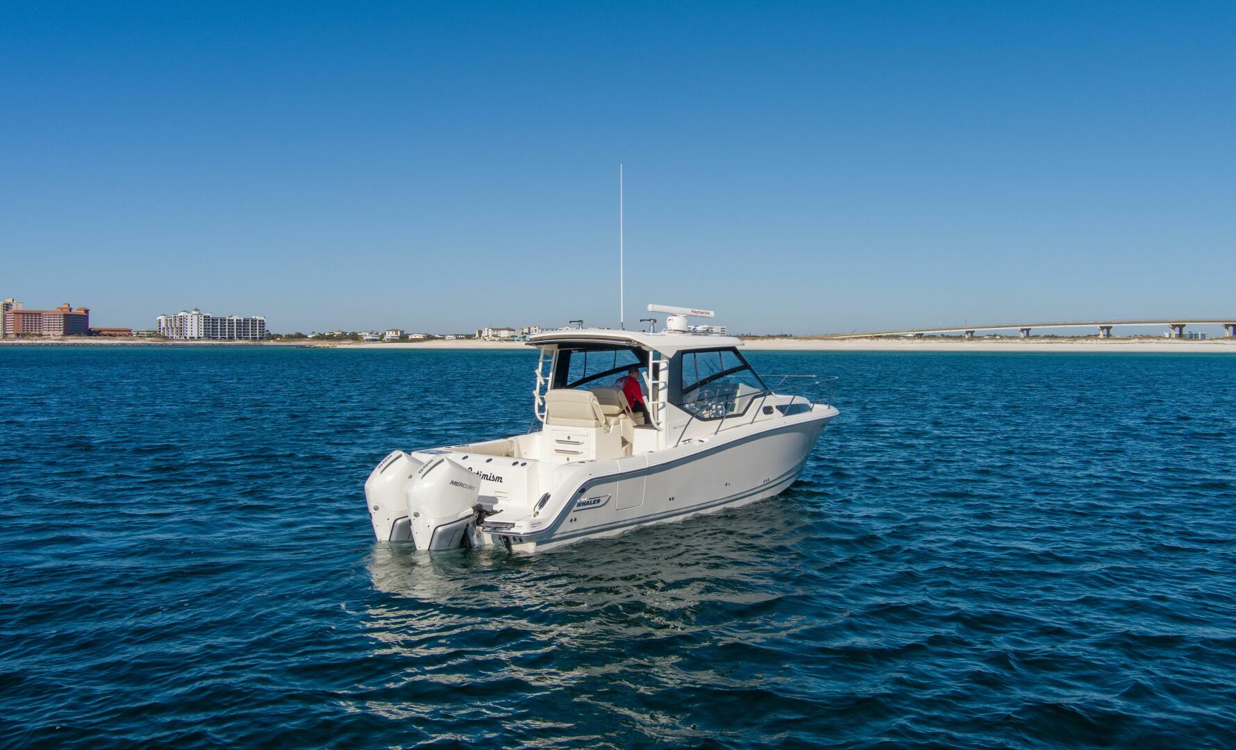Slide: The Image of 2021 32 Boston Whaler 325 Conquest Optimism Exterior Profile (1) - 4901670