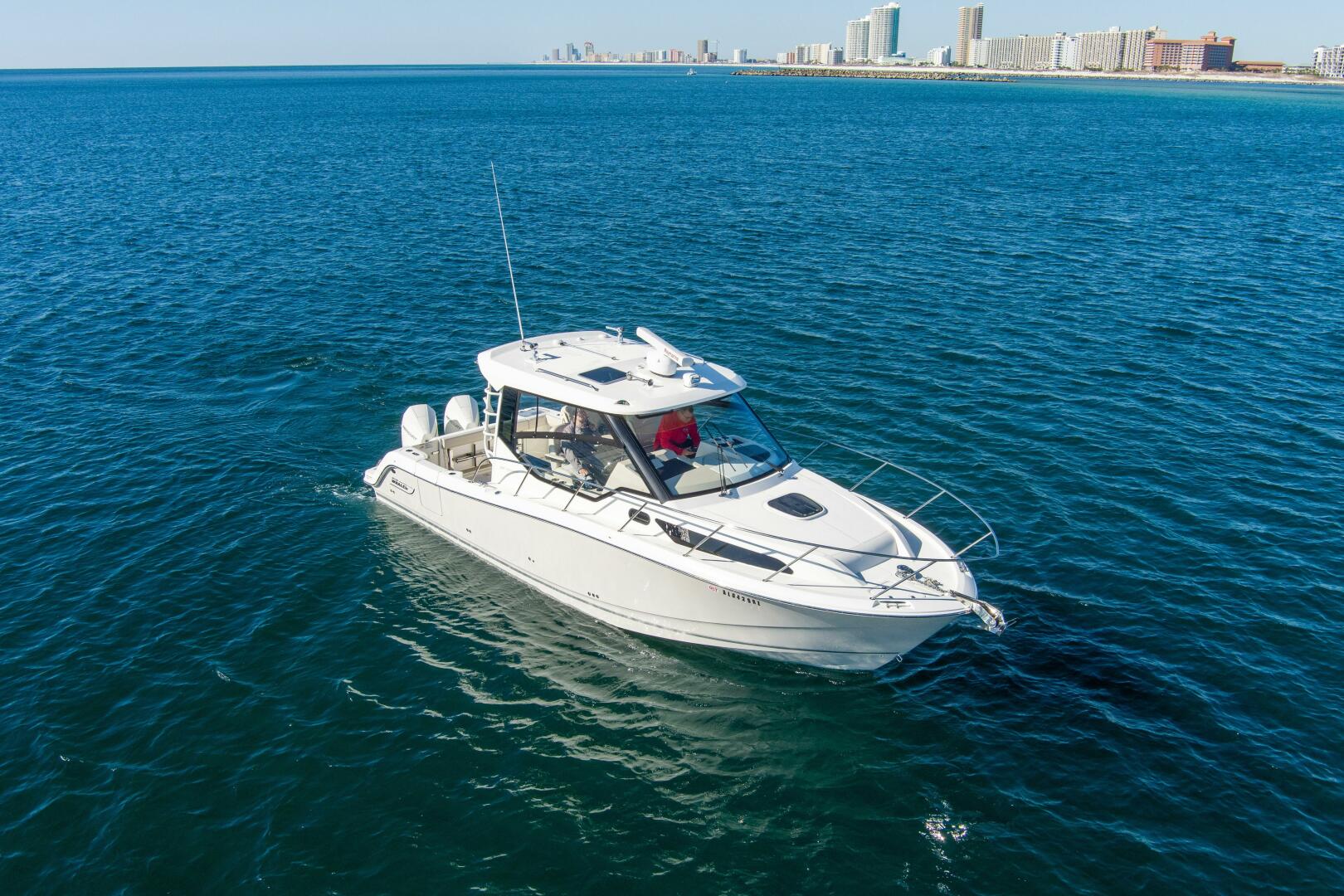 Slide: The Image of 2021 32 Boston Whaler 325 Conquest Optimism Exterior Profile (4) - 4901672