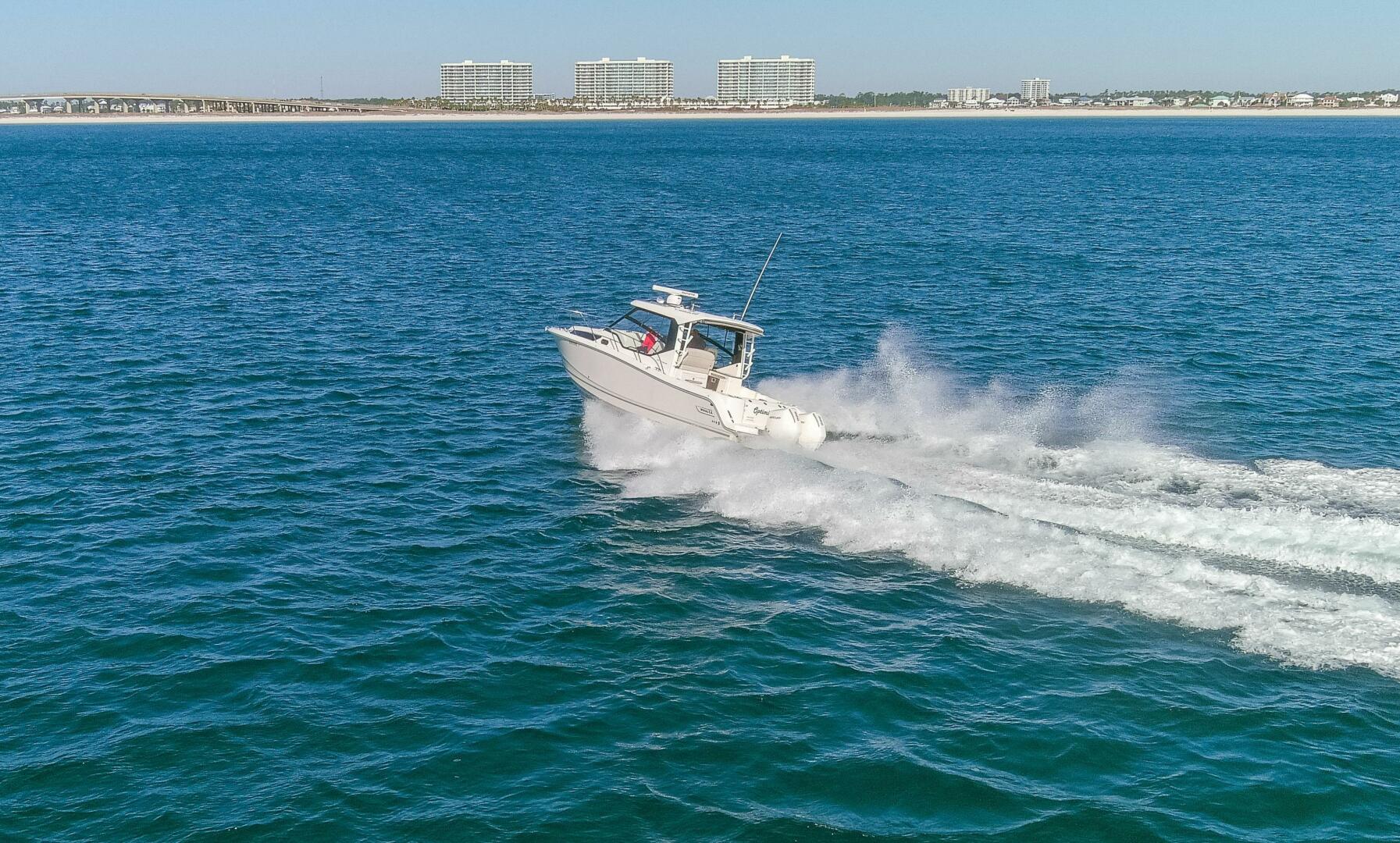 Slide: The Image of 2021 32 Boston Whaler 325 Conquest Optimism Exterior Profile (16) - 4901688