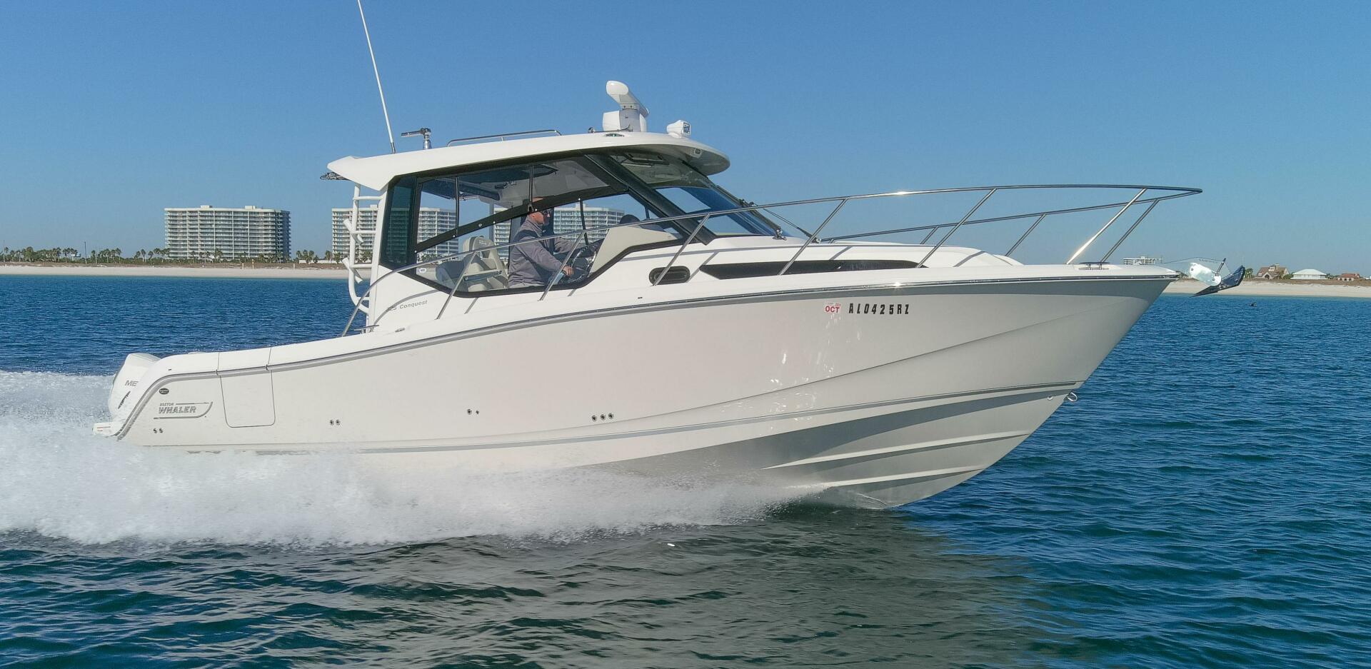 Slide: The Image of 2021 32 Boston Whaler 325 Conquest Optimism Exterior Profile (17) - 4901689