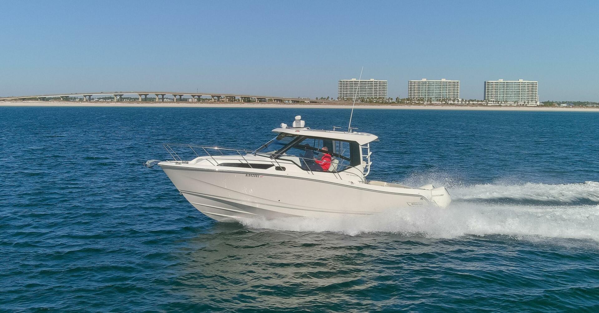Slide: The Image of 2021 32 Boston Whaler 325 Conquest Optimism Exterior Profile (18) - 4901691
