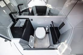 Slide: The Image of 2023 BRABUS Shadow 500 Cabin Aft Cabin bathroom interior with modern fixtures. - 9
