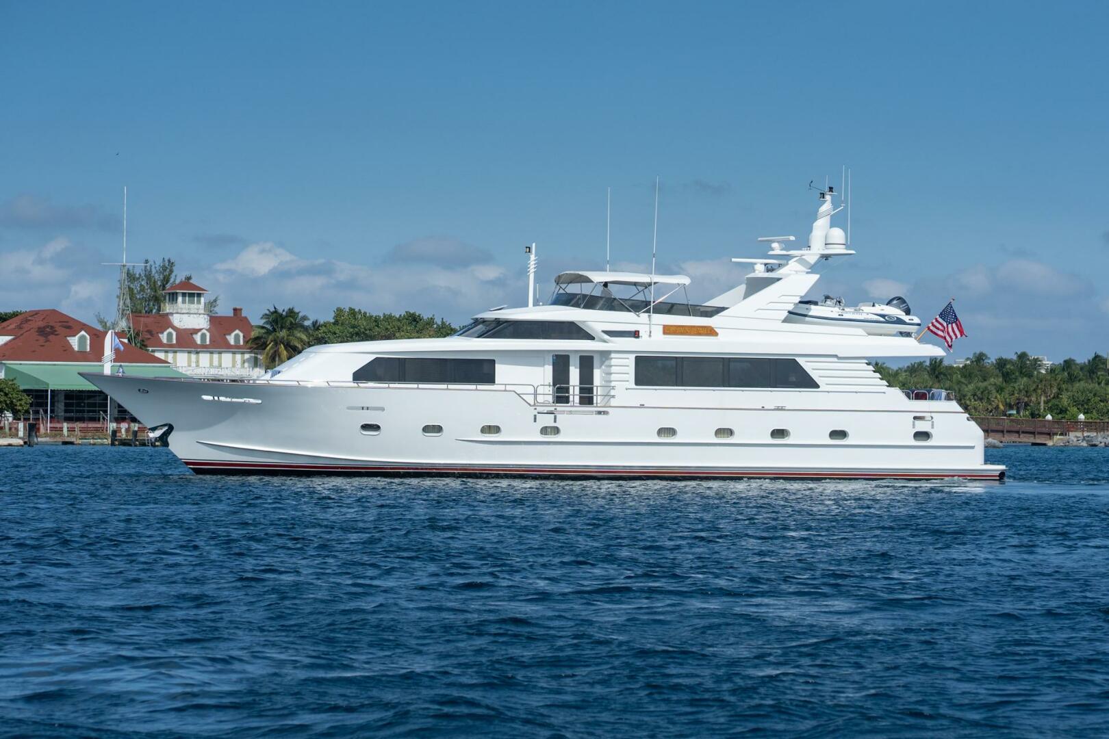 Slide: The Image of Broward 96 Crown Jewel - Profile 1996 Broward 96 Raised Pilothouse MY - Crown Jewel - 4931035