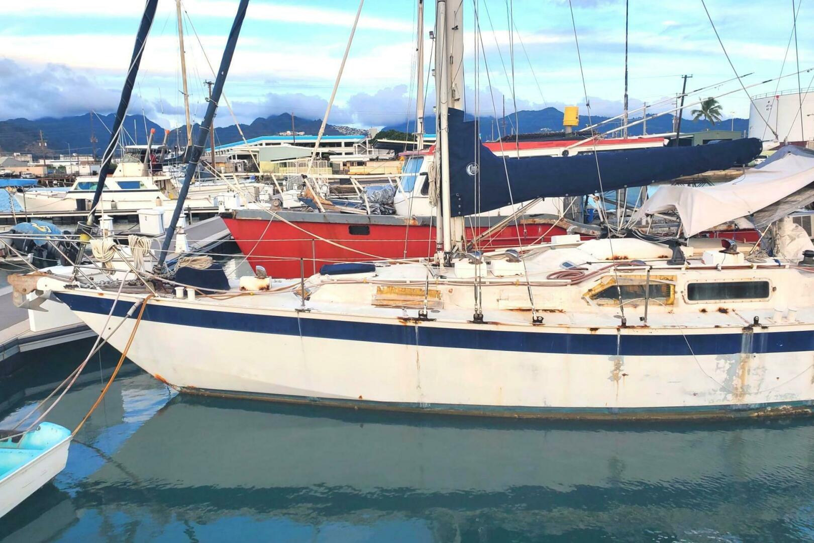 Slide: The Image of Bruce Roberts Staysail Ketch 1982 - 5011196