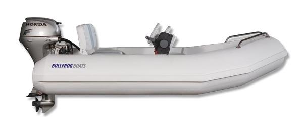 Slide: The Image of 2024 Bullfrog Yacht Tender 10' with Honda outboard motor. - 4