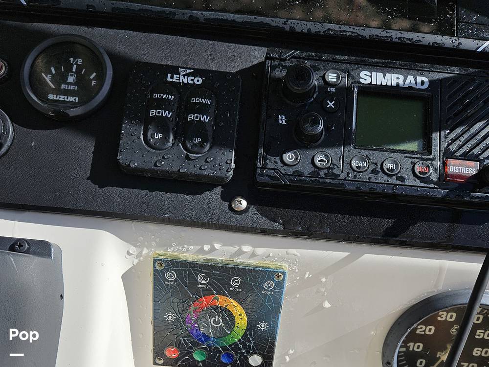 Slide: The Image of Trim Tab Controls &amp; VHF radio - 13540938
