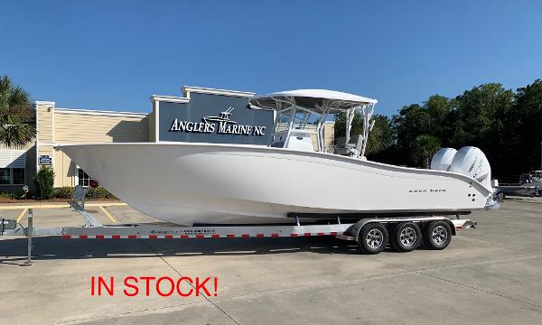 Slide: The Image of 2024 Cape Horn 31T boat in stock at Anglers Marine NC. - 1