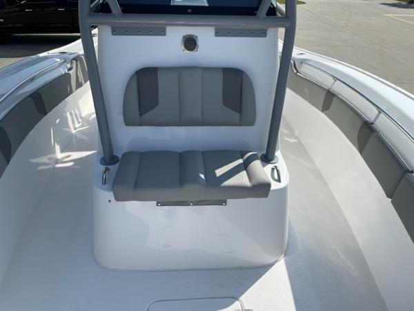 Slide: The Image of 2024 Cape Horn 31T boat interior with cushioned seating. - 25