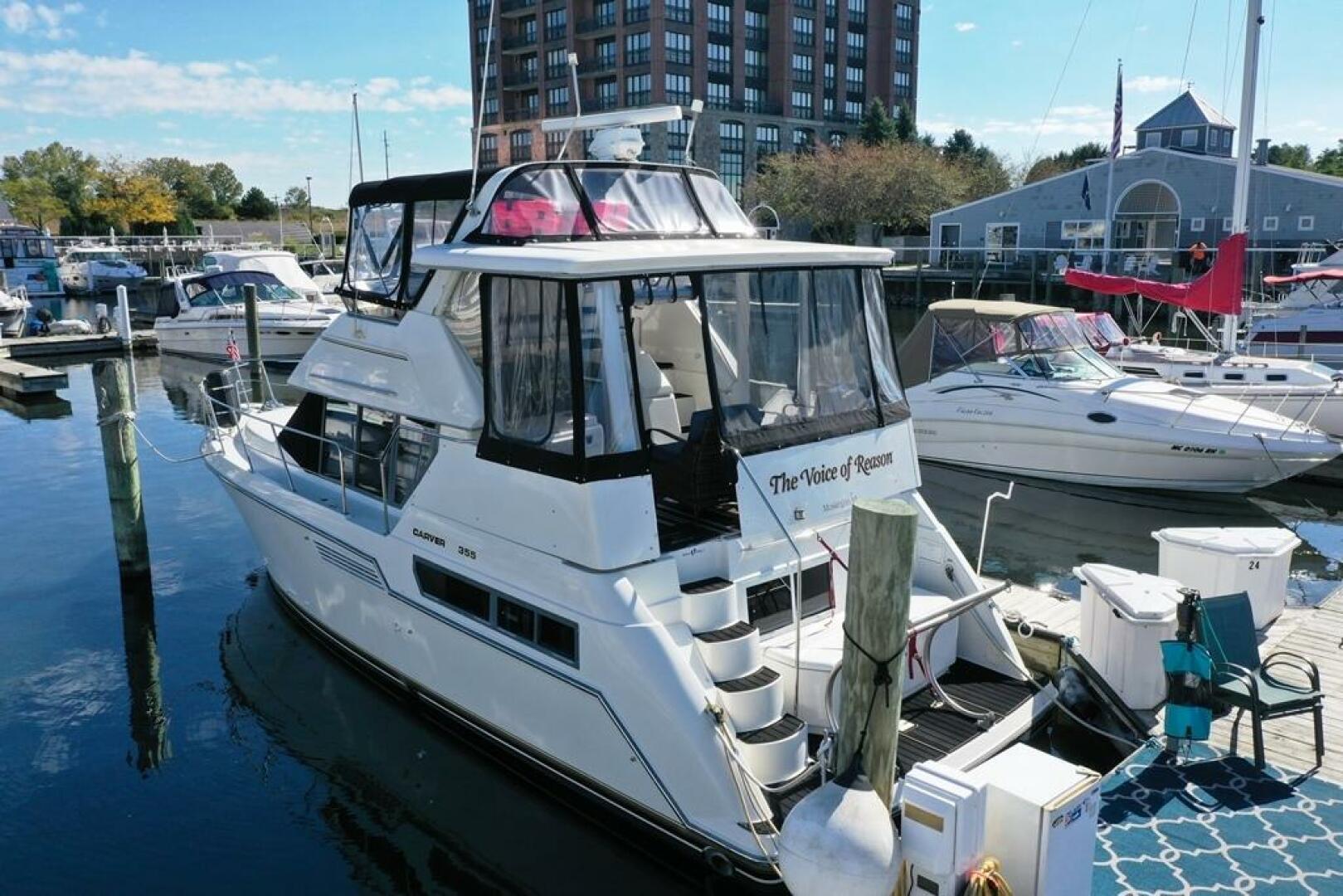 Slide: The Image of Carver 355 Aft Cabin 1995 - 4721458